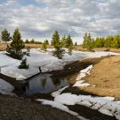 Spring snowmelt at Cypress